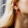 Ruby and pearl earrings by Ottoman Hands&nbsp;